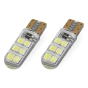LED lemputės STANDARD T10 W5W 12xSMD 2835 12V Silca