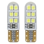 LED lemputės STANDARD T10 W5W 12xSMD 2835 12V Silca