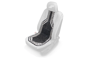 Priekinės sėdynės užtiesalas iš karoliukų Black