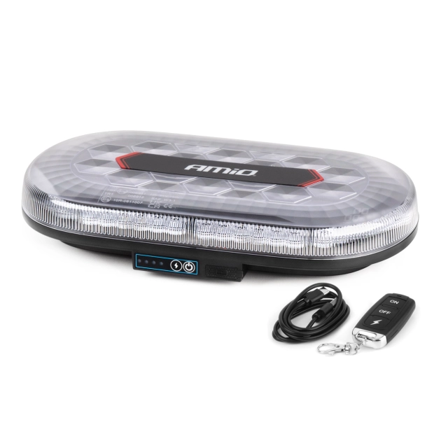 Belaidė LED šviesos juosta R65 R10 326x186x63 26W 12V 24V AMIO-04369