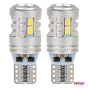 Led lemputės STANDARD T10 W5W 6x3020 + 1x3030 SMD White 12V/24V AMIO-03718