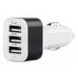 USB automobilinis įkroviklis 3xUSB white PCH-03