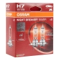 Halogeninės lemputės Osram H7 12V NIGHT BREAKER SILVER +100% /2 pcs