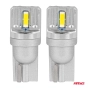 Led lemputės STANDARD T10 W5W 2x1860 SMD White 12V/24V AMIO-03719