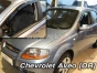 Priekiniai deflektoriai Chevrolet Aveo I Sedan, Stick on (2004-2006)