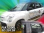 Priekiniai ir galiniai deflektoriai Fiat 500L (2012→)