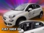 Priekiniai ir galiniai deflektoriai Fiat 500X (2014→)