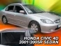 Priekiniai ir galiniai deflektoriai Honda Civic VII Sedan (2000-2005)