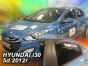 Priekiniai ir galiniai deflektoriai Hyundai i30 II Hatchback (2011-2017)