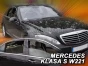 Priekiniai ir galiniai langų deflektoriai Mercedes S Class W221 (2006-2013) Short version