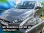 Priekiniai ir galiniai deflektoriai Mitsubishi Lancer VII Sedan/Hatchback, Stick on (2007-2017)