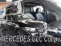 Priekiniai ir galiniai langų deflektoriai Mercedes GLC Class C253 Coupe (2016-2022)