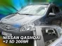 Priekiniai ir galiniai deflektoriai Nissan Qashqai+2 (2007-2014)