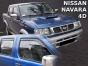Priekiniai ir galiniai deflektoriai Nissan Navara I (2001-2004)