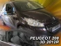 Priekiniai deflektoriai Peugeot 208 I 3 Door (2012-2019)