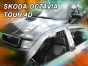 Priekiniai ir galiniai deflektoriai Skoda Octavia I Sedan Stick on (1996-2010)