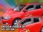 Priekiniai ir galiniai deflektoriai Skoda Fabia III Hatchback/Wagon Long deflectors (2014-2021)