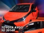 Priekiniai deflektoriai Toyota Aygo II 5 Door (2014→)