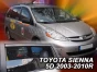 Priekiniai ir galiniai deflektoriai Toyota Sienna II (2003-2009)