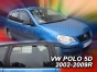 Priekiniai ir galiniai deflektoriai Volkswagen Polo IV Hatchback (2002-2009)