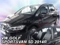 Priekiniai deflektoriai Volkswagen Golf Sportsvan (2014-2020)