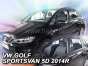 Priekiniai ir galiniai deflektoriai Volkswagen Golf Sportsvan (2014-2020)