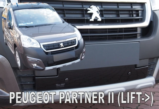 Žiemos deflektorius Peugeot Partner II Facelift Lower (2015-2018)