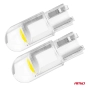 LED lemputės STANDARD T10 W5W COB HPC 12V Clear white