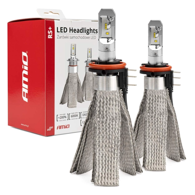 LED lemputės LED H15 50W RS+ Slim Series