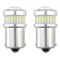 LED lemputės CANBUS 3014 24SMD + 3030 6SMD 1156 BA15S P21W R10W R5W White 12V/24V