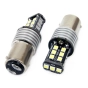 LED lemputės CANBUS 2835 15SMD 1157 BAY15D P21/5W White 12V/24V