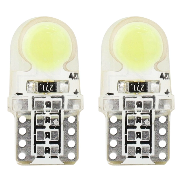 LED lemputės STANDARD White T10e COB 12V
