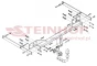 Kablys Mercedes E Class W212 (2009-2016) Fiksuotas