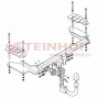 Kablys Opel Vectra C (2002-2009) Nuimamas su spyna