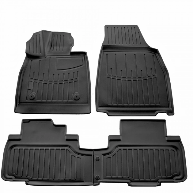 3D Kilimėliai BYD Tang Facelift (2021→) Guminiai