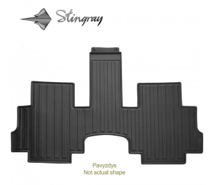 3D Kilimėliai BYD Tang Facelift (2021→) Guminiai