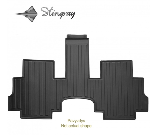 3D Kilimėliai BYD Tang Facelift (2021→) Guminiai