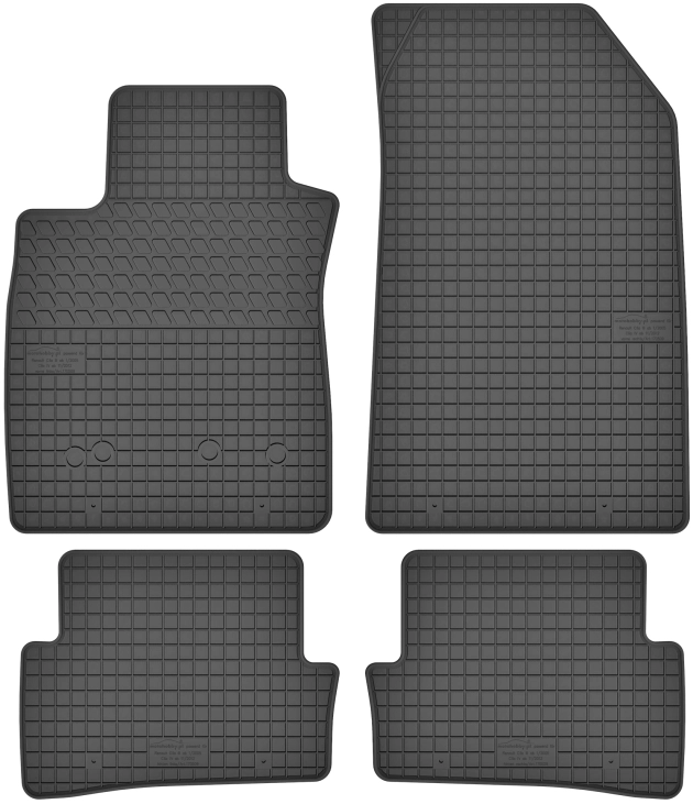 Priekiniai ir galiniai kilimėliai Renault Clio IV (2012-2019)