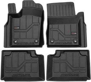 3D Priekiniai ir galiniai kilimėliai Jeep Grand Cherokee IV (2011-2022) Guminiai