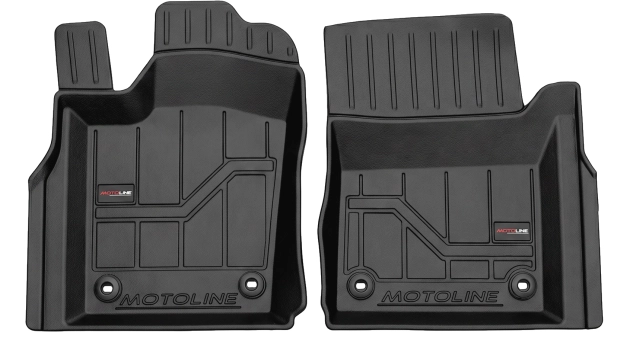 3D Priekiniai kilimėliai Jeep Grand Cherokee IV (2011-2022) Guminiai