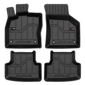 3D Priekiniai ir galiniai kilimėliai Seat Leon Cupra III (2014-2020) Guminiai