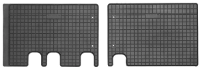 Auto kilimėliai Citroen Jumpy III Row 2 (2016→) Guminiai