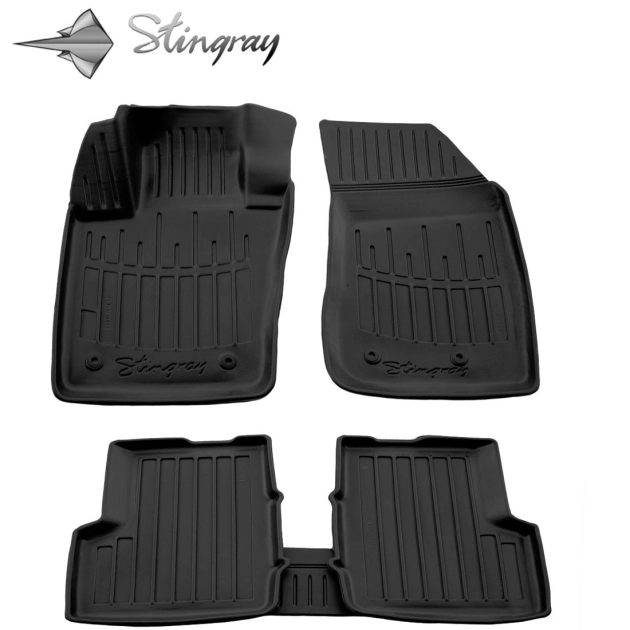 3D Kilimėliai Fiat 500X (2014→) Guminiai 3D Kilimėliai Fiat 500X (2014→) Guminiai