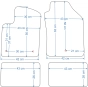 Platinum tekstiliniai kilimėliai Fiat 500e (2013-2020)