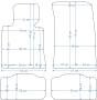 Platinum tekstiliniai kilimėliai Hyundai Genesis I Facelift (2011-2013)