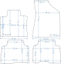 Platinum tekstiliniai kilimėliai Kia Sorento II (2010-2012)
