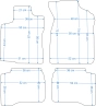 Diamond tekstiliniai kilimėliai Mazda 323 VII (1994-1998)