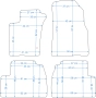 Diamond tekstiliniai kilimėliai Mercedes M Class W163 (1997-2005)