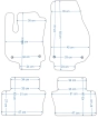 Platinum tekstiliniai kilimėliai Opel Zafira B (2005-2014)