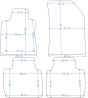 Diamond tekstiliniai kilimėliai Peugeot 508 II (2018→)